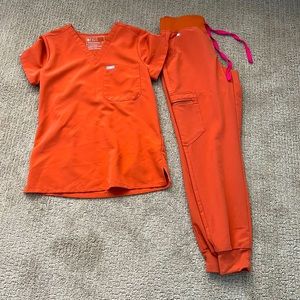 Burnt Orange Figs Joggers